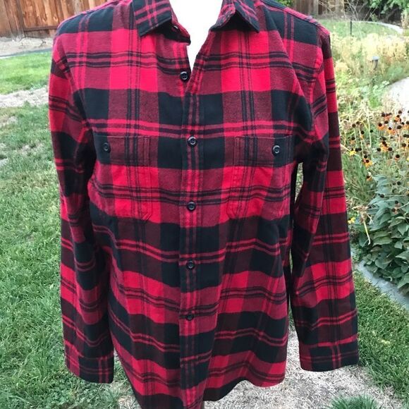 Express red and black flannel shirt - Picture 1 of 10
